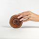 Order Stand for glasses (sawn) made of elm (elm) wood P8. ART OF SIBERIA. Livemaster. . Utensils Фото №3