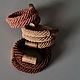 Pulseras de punto de lino. Bracelet set. TETstudio. Ecostyle.. Ярмарка Мастеров.  Фото №4