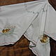 Tablecloth with delicate embroidery,100% cotton,vintage Poland. Vintage textiles. Ledy Charm. My Livemaster. Фото №5