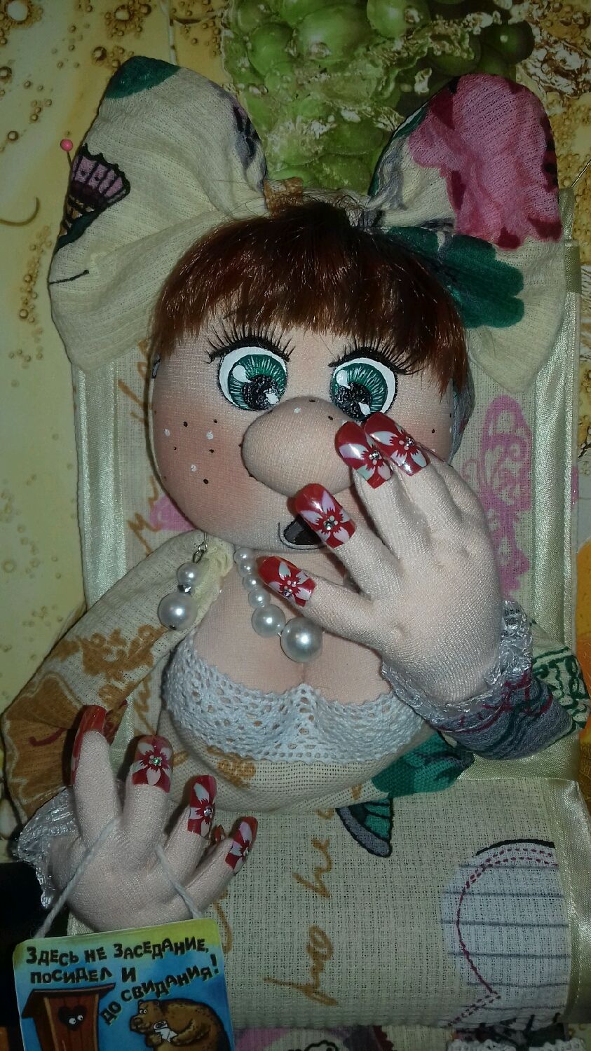 Кукла-держатель туалетной бумаги, б.полотенец навесной"Марфа Петровна"