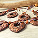 Necklace and earrings made of polymer clay Mistress of Copper mountain, Necklace, Riga,  Фото №1