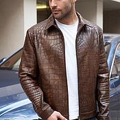 Мужская одежда handmade. Livemaster - original item Men`s jackets made of crocodile leather, premium class. Handmade.