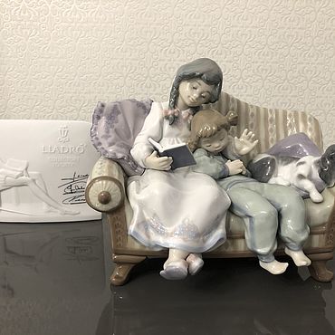 Винтаж ручной работы. Ярмарка Мастеров - ручная работа Винтаж: LLADRO 5735 фарфоровая статуэтка Старшая сестра. Handmade.