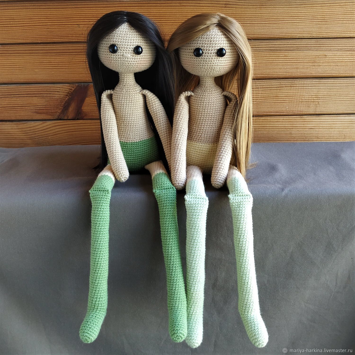 Куклы крючком - схемы и описания игрушек амигуруми.