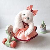 Куклы и игрушки handmade. Livemaster - original item Bunny Teddy cherry. Handmade.