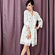 Bathrobes: Kimono robe with lace SPRING. Robes. regoistka (regoistka). Online shopping on My Livemaster.  Фото №2