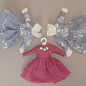 Одежда для кукол: Платье и сапожки , комплект для Паола Рейна