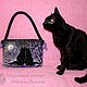 Bag Lunar Cat, tablet case, bag of wool. Classic Bag. Woolen Zoo. Online shopping on My Livemaster.  Фото №2