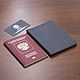 Euro passport cover. Passport cover. Leather Collection. My Livemaster. Фото №4