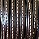 Кожаный шнур плоский  5 мм с прострочкой, темно-коричневый, Шнуры, Москва,  Фото №1