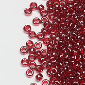Материалы для творчества handmade. Livemaster - original item Miyuki Beads 11/0 324 Japanese Miyuki Beads Round 5 grams Red. Handmade.