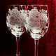 Wild rose color. Glasses. Wine Glasses. ArtGraving. Online shopping on My Livemaster.  Фото №2
