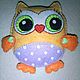 Toy made of felt ' owl - Owl'. Stuffed Toys. Kрамелена - Подарки любимым. Online shopping on My Livemaster.  Фото №2