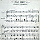 Винтаж: Антикварные ноты. Цыганский романс Что так задумчива.1911 год. Журналы винтажные. Старинушка. Ярмарка Мастеров.  Фото №4