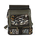 Women's bag-backpack ' Raccoon in the hollow'. Backpacks. Pelle Volare. My Livemaster. Фото №4