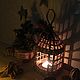 Подсвечник новогодний. Подсвечники. Fashion Wicker. Ярмарка Мастеров.  Фото №4