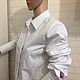 Заказать La camisa: Camisa Cotton, algodón blanco. OLGA ERIO. Ярмарка Мастеров. . Shirts Фото №3