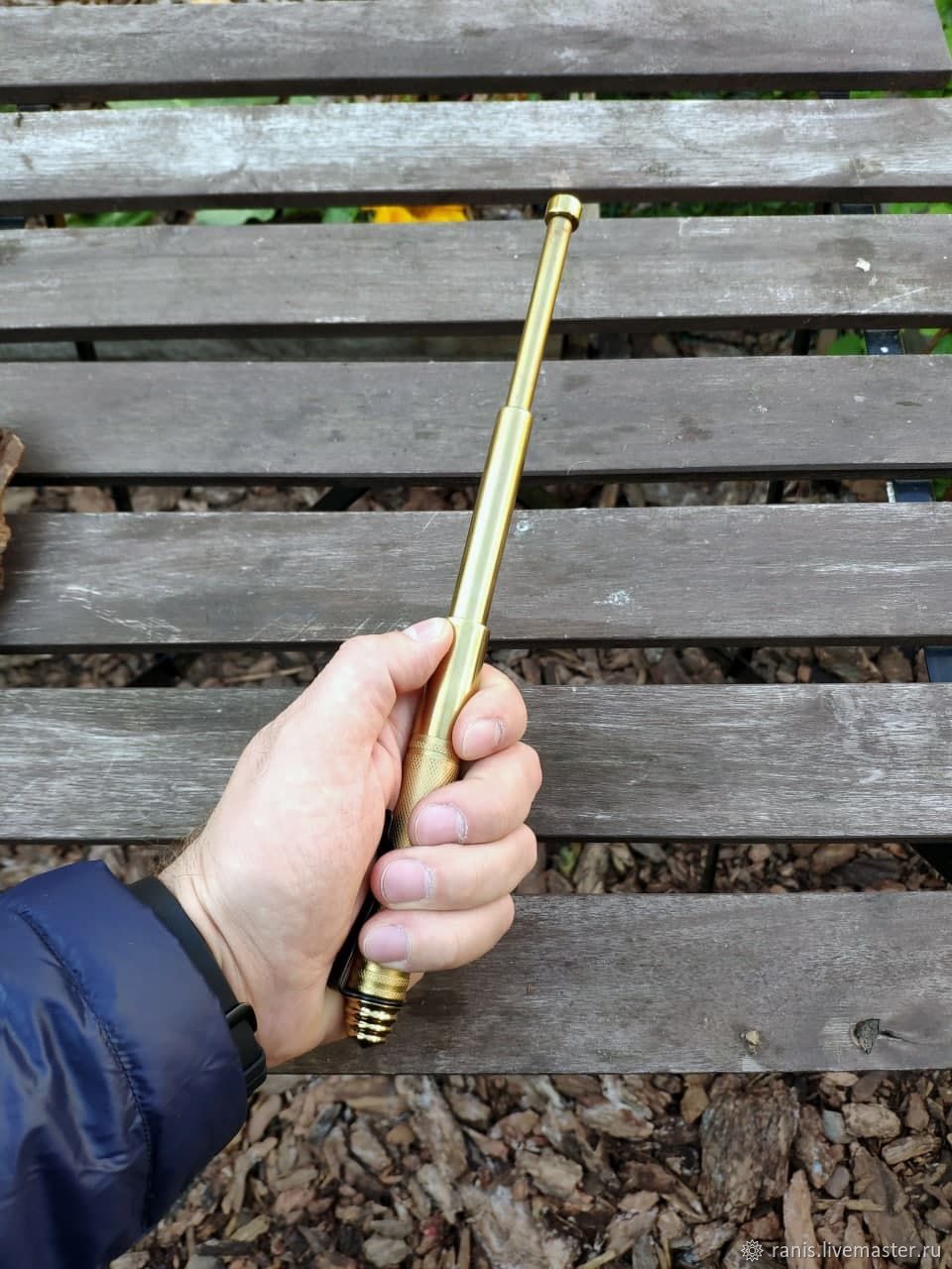 Спортивная ТЕЛЕСКОПИЧЕСКАЯ дубинка GOLD выкидная в интернет-магазине на ...