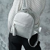 Сумки и аксессуары handmade. Livemaster - original item Backpack leather female 