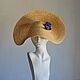 Шляпа соломенная "Portofino". Шляпы. Hats by 'Ariadne's thread' Atelier. Ярмарка Мастеров.  Фото №5