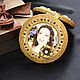 Pocket mirror A LA RUS gift to a girl. Pocket mirrors. BronvenGift (bronven). My Livemaster. Фото №12
