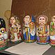 Girls Russian traditional dressed matryoshka human portraits with logo, Dolls1, Ryazan,  Фото №1