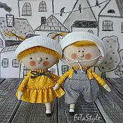 Куклы и игрушки handmade. Livemaster - original item Copy of Solnyshko in panama Petite dolls. Handmade.