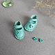 Sandals for doll ob11 color - mint 18mm, Clothes for dolls, Novosibirsk,  Фото №1