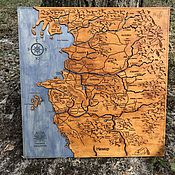 Деревянная карта Средиземья, Властелин колец, Хоббит
