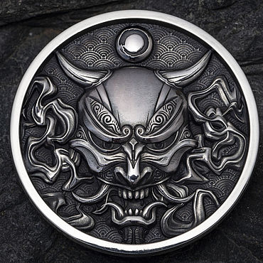 Украшения ручной работы. Ярмарка Мастеров - ручная работа EDC Монета "ONI". Handmade.
