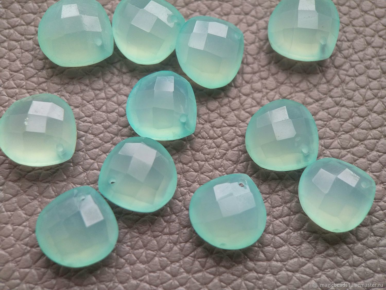 Халцедон аква натуральный , ААА, бриолет 12 мм – купить на Ярмарке ...