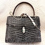 Сумки и аксессуары handmade. Livemaster - original item Shoulder bag made of genuine python leather, in a natural shade.. Handmade.
