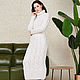 White Knitted Long Dress. Dresses. SHAPAR - knitting clothes. My Livemaster. Фото №5