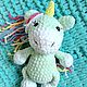 Soft toys: Unicorn crochet. Stuffed Toys. pledzefirka. Online shopping on My Livemaster.  Фото №2