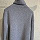 Вязаная водолазка серого цвета. Водолазки. WoolenWay вязаные&тканые аксессуары. Ярмарка Мастеров.  Фото №9