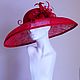 Заказать Соломенная шляпа "Red hat". 'Ariadne's thread' (ariadna_hats). Ярмарка Мастеров. . Шляпы Фото №3