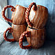 Barrel mug with a handle styled as an octopus tentacle. Mugs and cups. RognedaCraft - gifts with soul. Online shopping on My Livemaster.  Фото №2