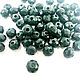 Хрустальные рондели Dark Green 3x4мм,  5,5г (80 шт.), Бусины, Москва,  Фото №1