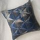 Декоративная подушка KALEIDOSCOPE, hand made. Подушки. VGM-shop (vgm-shop). Ярмарка Мастеров.  Фото №8