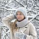 Вязаная шапка Grey Winter, Шапки, Москва,  Фото №1