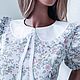 Платье " Прованс" серое со съёмным воротником. Платья. Lady_dress. Ярмарка Мастеров.  Фото №9