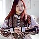 Their cotton tunic with lace and boho style decor To the jeans. Blouses. PolMary. My Livemaster. Фото №12