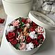Flowers from soap. A box of flowers. Gift Boxes. Мыло Privet_bukett. My Livemaster. Фото №5