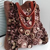 Сумки и аксессуары handmade. Livemaster - original item The Belgian Chocolate Shopping Bag. Handmade.