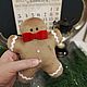 Заказать Пряничный человечек. NataShi-toys. Ярмарка Мастеров. . Новогодние сувениры Фото №3
