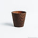 Order Textured wooden glass made of pine R10. ART OF SIBERIA. Livemaster. . Shot Glasses Фото №3