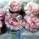 Pink peonies.Picture of wool. Pictures. tatjana-terebilova. Online shopping on My Livemaster.  Фото №2