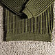 Knitted sweater khaki acrylic (No. №359). Mens sweaters. Rogopuh. My Livemaster. Фото №4