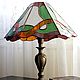 Stained Glass Lamp Spring Waltz. Table lamps. Glass Flowers. My Livemaster. Фото №5