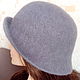Hat felted 'Classic grey'. Hats1. Oksana Moleva. My Livemaster. Фото №4